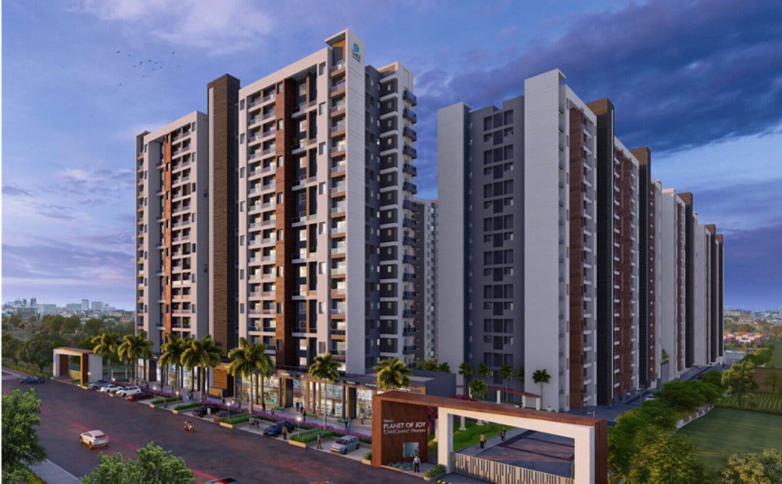 Geras Planet of Joy Tower A B F G and H